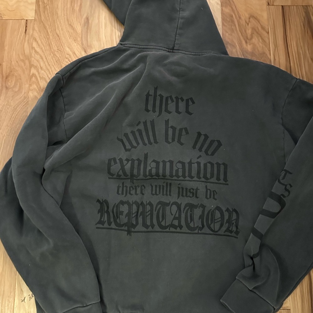 Taylor swift official reputation hoodie medium new rare oversized eras - Picture 4 of 4